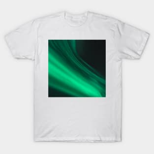 Beautiful Northern Lights Aurora Over The Night Sky in Iceland T-Shirt
